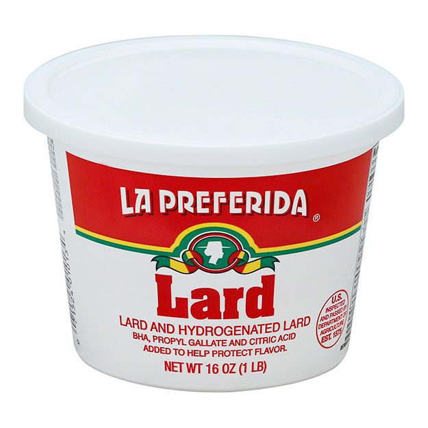 Lard/ Hydrogenated Lard Manteca y Hidrogenada La Preferida