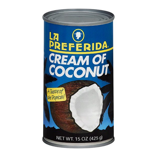 Cream of Coconut –Tropical Cocktail Drink Mix, 15oz can